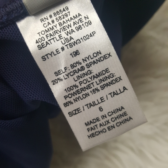 Tommy Bahama Navy One-piece Swimsuit - Picture 7 of 11